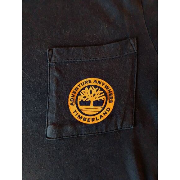 XL Navy Blue Timberland T Shirt. Adventures Everywhere. Timbs. Plus Size. - Picture 4 of 9